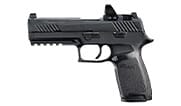 Sig Sauer P320 Nitron 9mm 4.7" Compliant Pistol w/ROMEO1PRO - Rail - Contrast Sights & (2) 10rd Steel Mags 320F-9-B-RXP-10